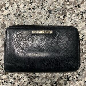 Michael Kors Wallet Jet Set Black